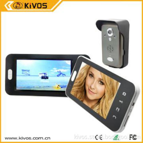 Wireless Home Security Door Phone 7 Inch Digital Video Door Phone